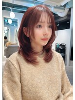 マインバイアフロートギンザ(MYNE by AFLOAT GINZA)&nbsp;◎レイヤーミディ髪質改善カラー顔まわりレイヤーカットウルフ