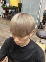 メンズグルーミングナンバーナイン(MEN'S GROOMING NUMBER NINE)&nbsp;ミルクティーページュ/メンズサロン/ダブルカラー/学割U24