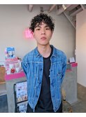 ポップなストリート感☆メンズスパイラルパーマ