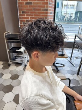 シェノン オム 梅田(CHAINON HOMME) MEN'S HAIR/束間ショート/コンマヘア/ツーブロックマッシュ
