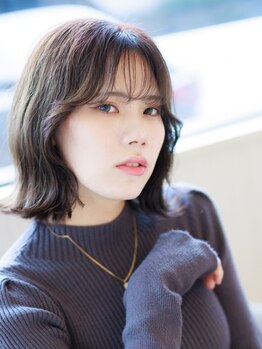 クラウン ヘア ラウンジ(CROWN hair lounge)の写真/【大好評！サマカラキャンペーン開催中】自宅での扱いやすさ、おさまりの良さに技術の高さを実感…☆