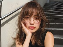 透明感と小顔効果で新しい自分に[新宿/新宿駅/レイヤーカット/ダブルカラー/顔周り/ブリーチ/ボブ/学割U24]