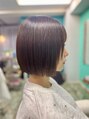 ファンヘアメイク(Fun hair make)&nbsp;毛先に向かってコロンと収まるシルエットのミニボブ