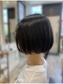 襟足すっきりボブスタイル
