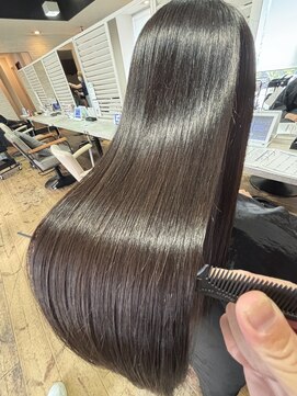 ジュエルボックス 堺東店(jewelbox) ストレート後の酸熱トリートメント