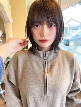 プリモ ココ 鍋島店(Primo coco.)の写真/レイヤーカット/韓国ヘアが得意な佐賀県鍋島の美容室*伸びても扱いやすい計算されたカット技術が大好評!