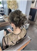 結婚式 ヘアセット お呼ばれヘア[TiTi_福田りの]