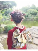 振袖アップスタイル