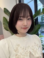 サンド 大阪梅田(sand)&nbsp;@haru__sand ボブ/レイヤーボブ/韓国風/小顔/ワンレン/大阪梅田