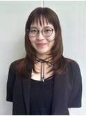 ざくざく　レイヤーカット　シャギーバング
