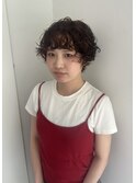 ショートヘアにパーマ♪