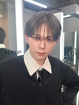 【AYUKI】アッシュグレージュ×シースルーマッシュ