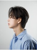 フェザーパーマニュアンスパーマセンターパートショート