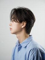 オーシャントーキョーオーバー 渋谷(OCEAN TOKYO OVER) フェザーパーマニュアンスパーマセンターパートショート