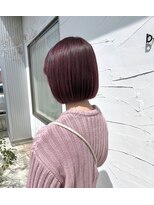 ブランコ レインボー店(blanco)&nbsp;ピンクブラウンとパツットボブ