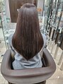 アース 大分セントポルタ店(HAIR&MAKE EARTH) 艶髪ストレート。時間をかけずに憧れられる後ろ姿に。