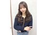 【新規限定☆森指名専用/平日特別クーポン】レイヤーカット+カラー￥9900
