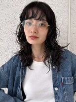 エムクランメイクス 原宿 表参道(m.clan MAKE'S)&nbsp;ミディアムニュアンスパーマ