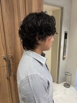 ガリカ 博多(Gallica) <ゲスト>ラフとまとまりの両立、メンズウルフのスパイラルパーマ