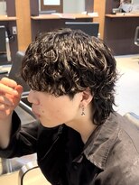 アトラクト バイ ラック 津田沼(Attract by LUCK) シャドウウルフパーマ/津田沼/メンズパーマ/シャドウパーマ