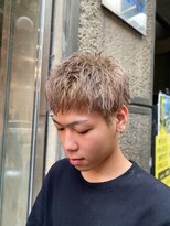アイリーヘアデザイン(IRIE HAIR DESIGN)&nbsp;【IRIE HAIR福岡】ダウンバングショート×ミルクティーベージュ