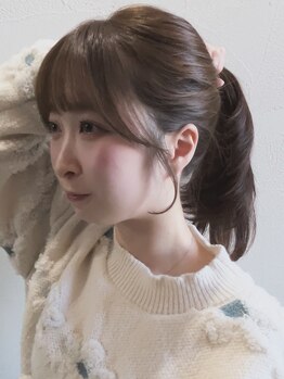 イフイイズカ (Ifh iizuka)の写真/顔まわりで、いつものヘアをもっと可愛く♪