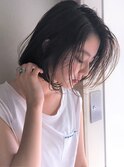 【RIMA】 外国人風☆シースルーウェットなニュアンス質感ボブ