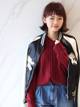 エムスラッシュ 新百合ヶ丘(M.SLASH) 【M.SLASH】カジュアルガーリー☆切りっぱなしボブb