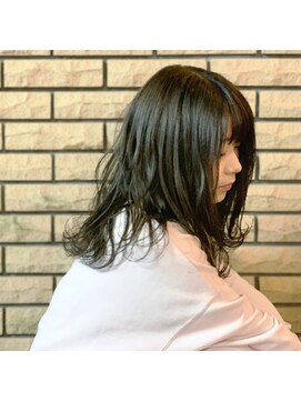 バレーチェア(valley chair) ［バレーチェア］横顔美人なグレージュ×小顔セミディ☆