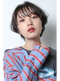 short(マッシュウルフ、ソフトウルフ、シースルーバング)