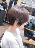 【mag  ginza】立体感丸みショートボブ×ハイライトカラー