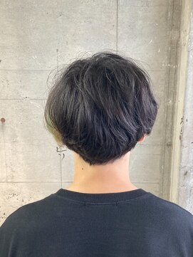 オッソ(OSSO) ソフトツーブロックトランクスヘアハイトーンメンズ