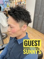 サニーズ バーバー(Sunny's barber) サイドパートツイスパ