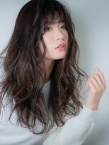 カバーヘア ブリス 大宮西口(COVER HAIR bliss) 黒髪プラチナアッシュくせ毛風小顔ロングt大宮20代30代40代