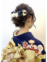 クレドガーデン 綾瀬店(CRED GARDEN)&nbsp;成人式 卒業式 振袖 袴ヘアセット/アレンジ/ハーフアップ/綾瀬c4