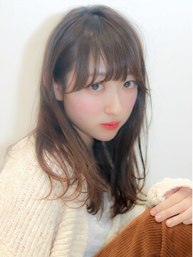 ウィステリア 銀座(WISTERIA) 【遠藤】ニュアンス巻きセミディ20代30代40代ナチュラルベージュ