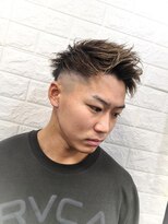 アンク クロス 池袋北口店(ANKHCROSS) フェードカット センターパート ウルフ 池袋