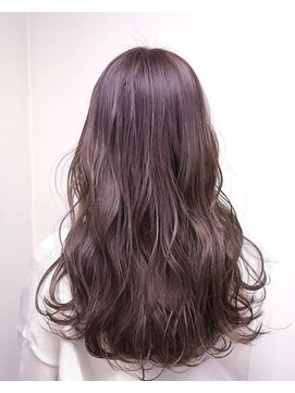 ラックスビー マハロ 江坂駅前店(LUXBE MAHALO) 《ブリーチなし》やわらかピンクグレージュ