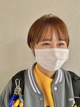 バルオン(BAR:ON) 【BAR:ON】マッシュショート×オレンジブラウン