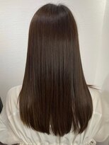 ケアリー 成増(Carelly) 大人かわいい前髪セシルカットココアブラウンフリンジウェーブ