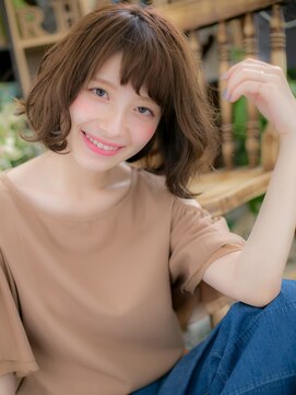カバーヘア ブリス 川口(COVER HAIR bliss) オン眉Aラインヘルシースタイルボブパーマc5川口20代30代40代!