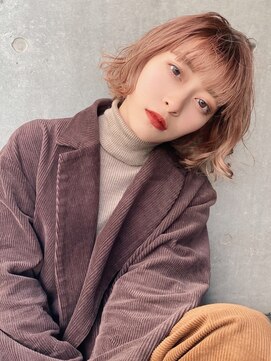 サンド 表参道(sand) 前下がりショートボブ大人可愛いパーマ表参道