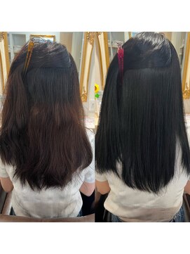 トムヘアーデザイン 楠葉店(TOM HAIR DESIGN) 艶髪／艶髪ストレート／縮毛矯正