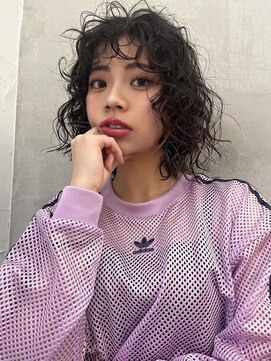 ロンドエニカ 大宮(Lond enika) 韓国レイヤーショートボブケアブリーチダブルカラー[大宮]