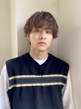 アリゲート ダイカンヤマ(Ari gate daikanyama) men'sマッシュシャドウニュアンス前髪ありブリーチなし20代30代