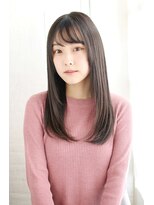 ナル 宇都宮(nalu)&nbsp;透け感バングのナチュラルストレート