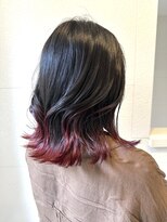 ヴィラ 川西店(Villa)&nbsp;20代30代40代大人可愛いシアーピンク透明感肩ライン外ハネ