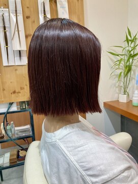 カミユウ ヘア アンド スパ(kamiyu hair&spa) ナチュラルピンクボブ