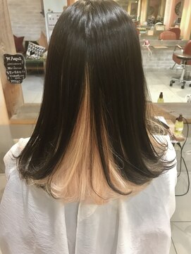 ネオリーブサイン 大森店(Neolive sign) インナーカラー ブロンドベージュ