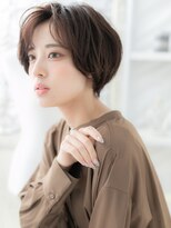 モッズヘア 越谷(mod's hair)&nbsp;アースカラー抜け感ショートマッシュパーマh3越谷20代30代40代